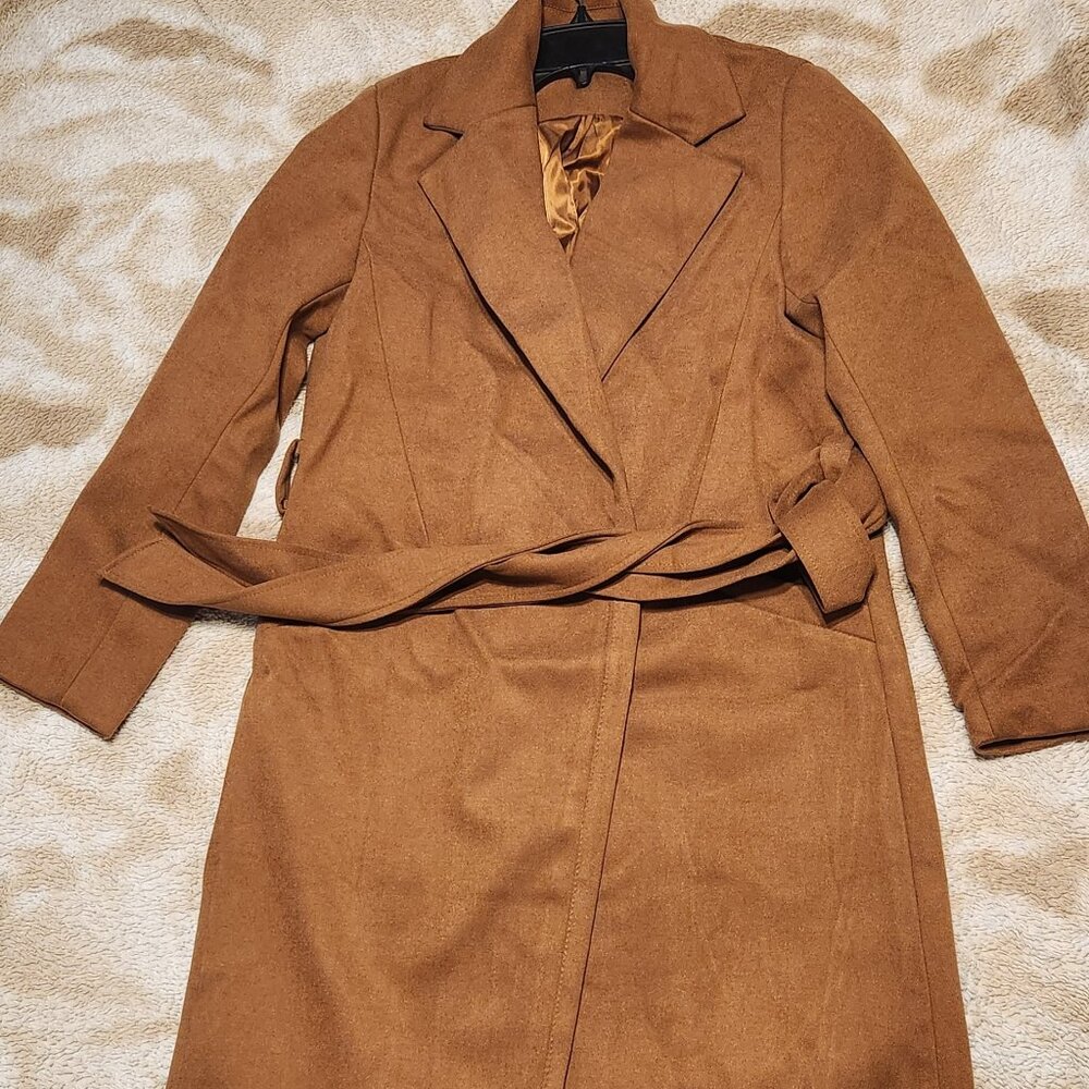 Ladiyo Women's Classic Belted Coat